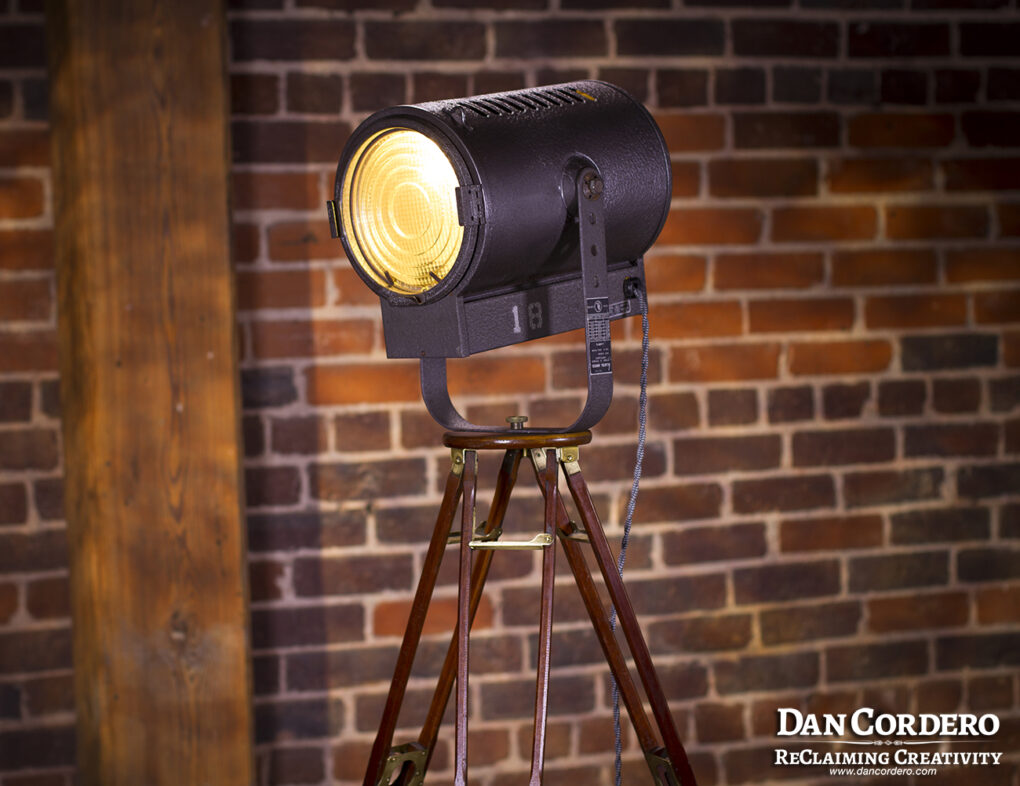 Vintage Theater Stage Light Floor Lamp