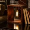 Shadow Box Edison Lamp