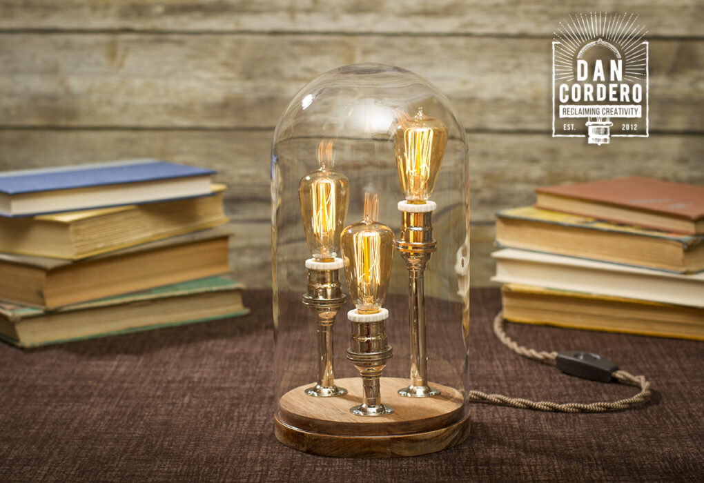 Edison Bell Jar Table Lamp