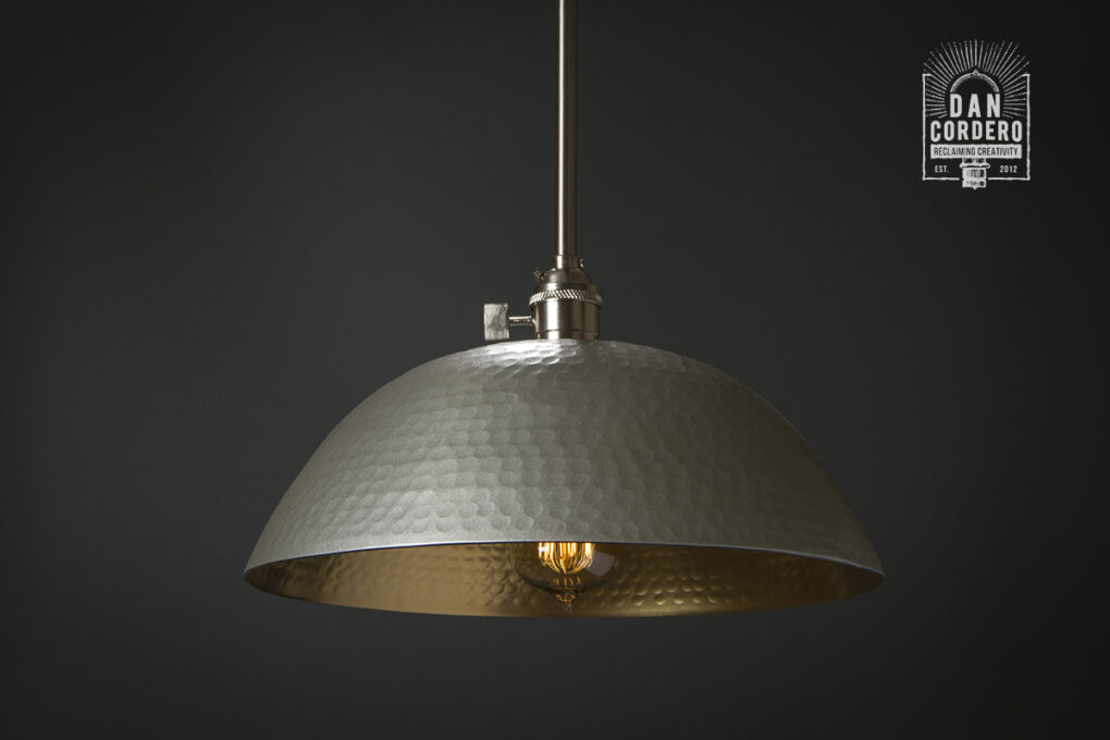 Hammered Pendant Light