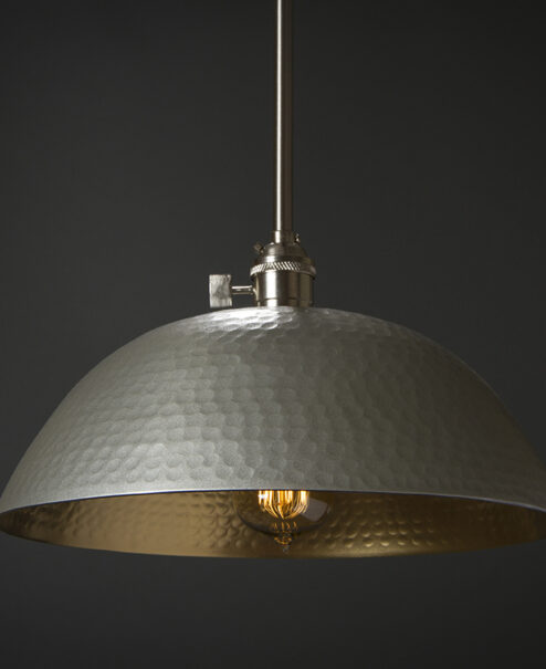 Hammered Pendant Light