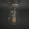 Glass Flush Mount Light Fixture