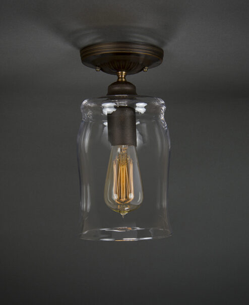 Edison Semi-Flush Light Fixture