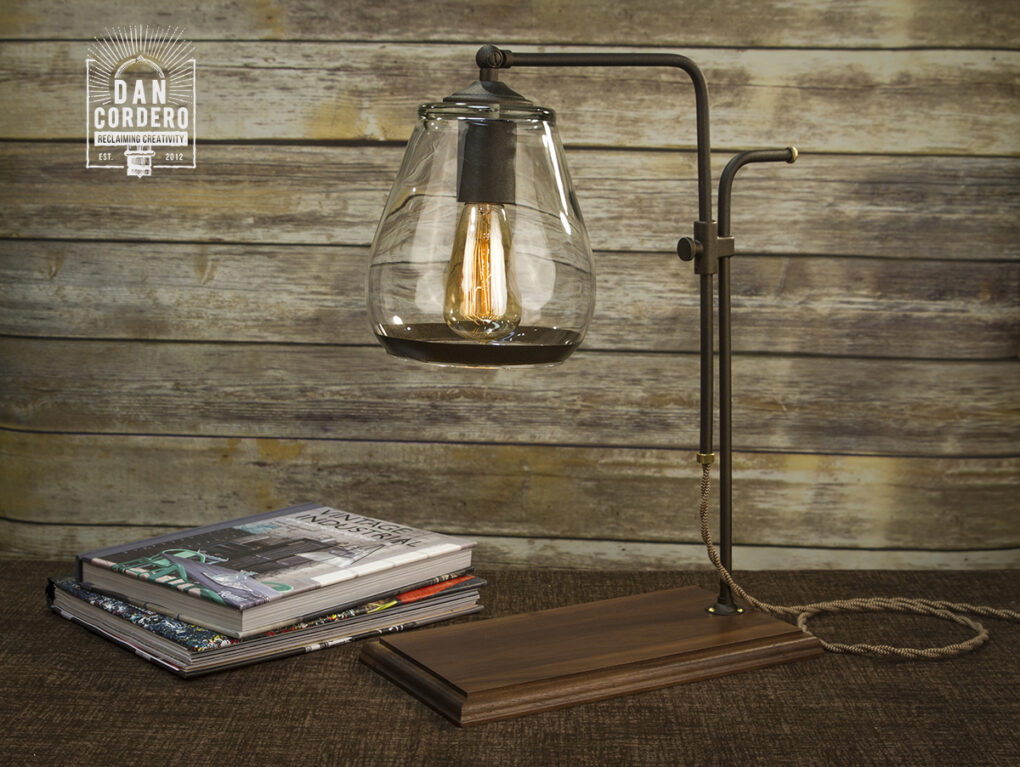 Edison Bulb Industrial Table Lamp