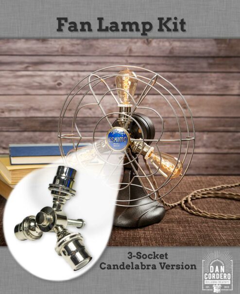 Fan Lamp Making Kit - Cordero Handcrafted Lighting