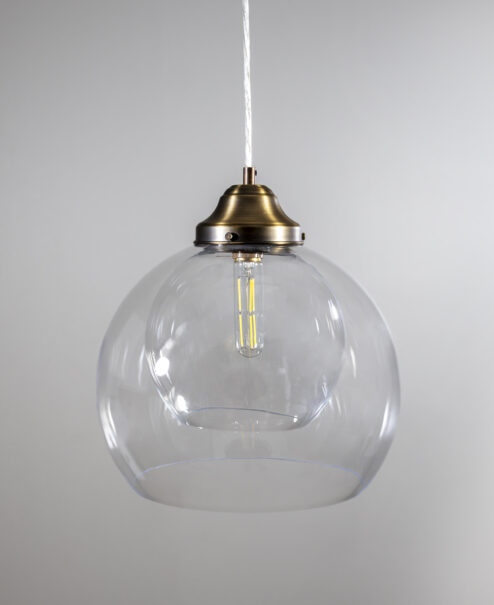12" Double Globe Pendant
