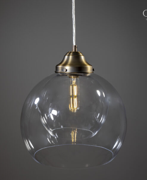 12" Double Globe Pendant