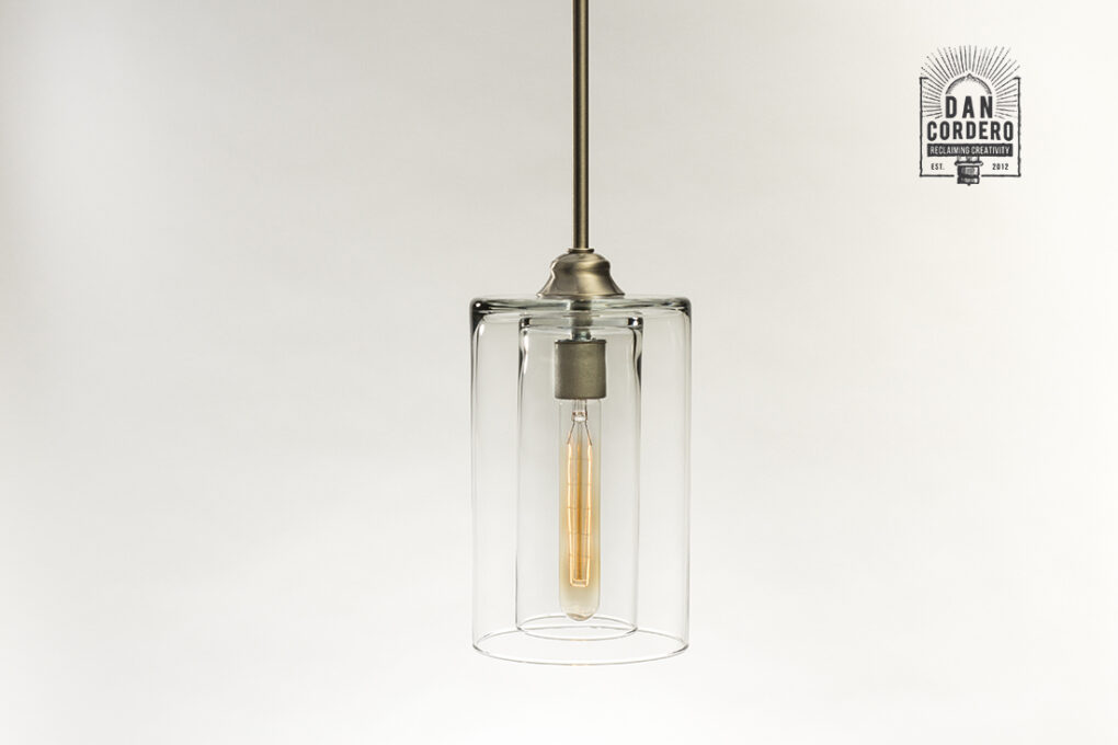 Double Glass Pendant Light