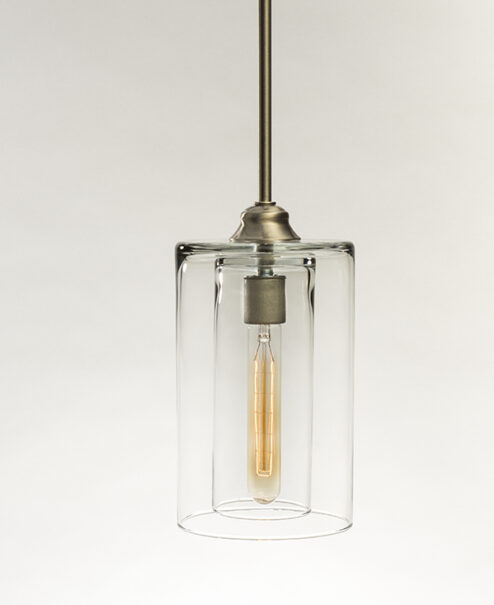 Double Glass Pendant Light