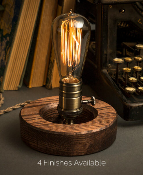 wooden desk lamps