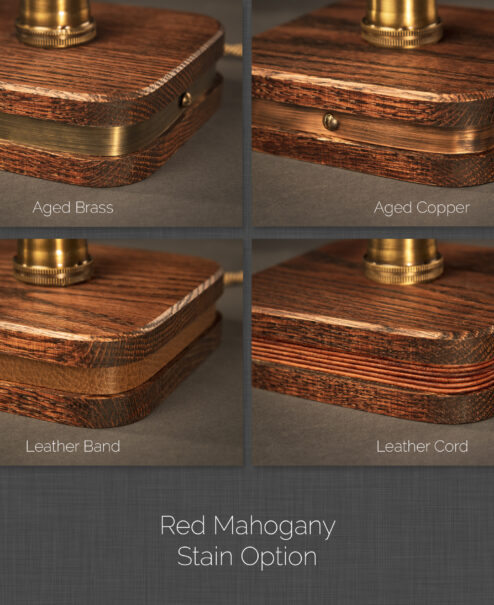 Menlo Lamp Material Options