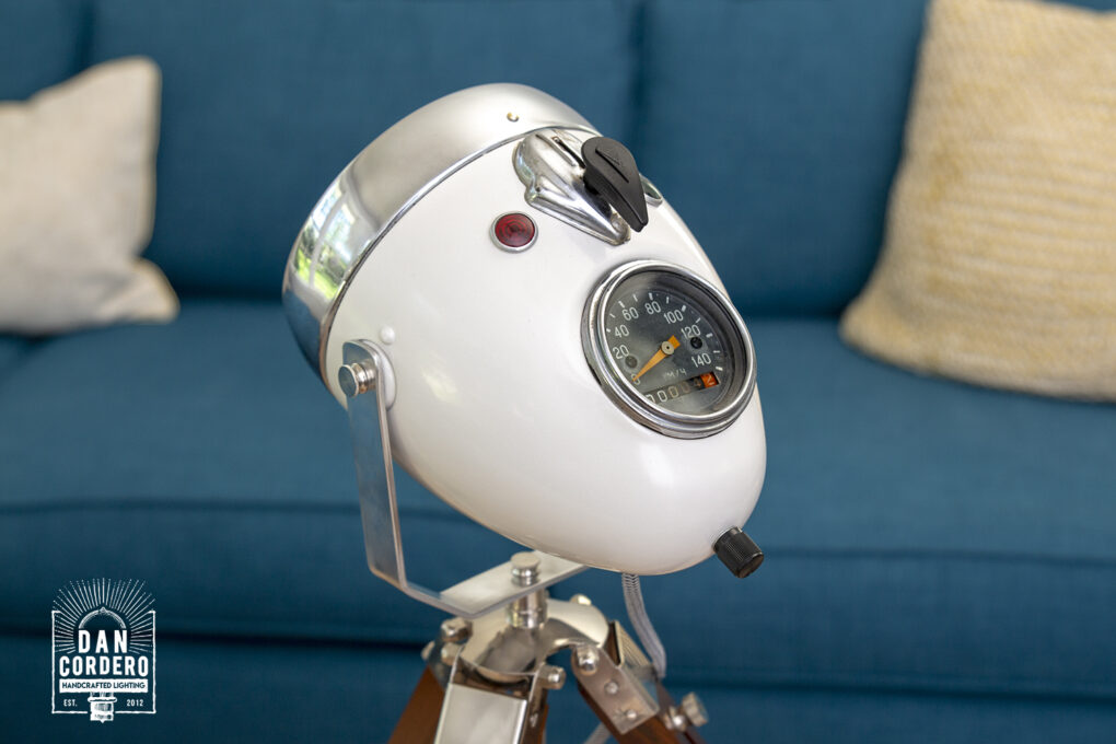 Motorcycle Headlight Table Lamp