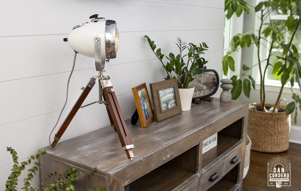 Motorcycle Headlight Desk Lamp