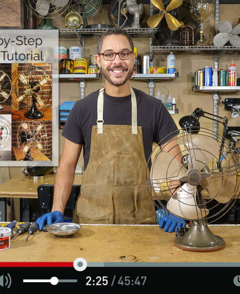 DIY Fan Lamp