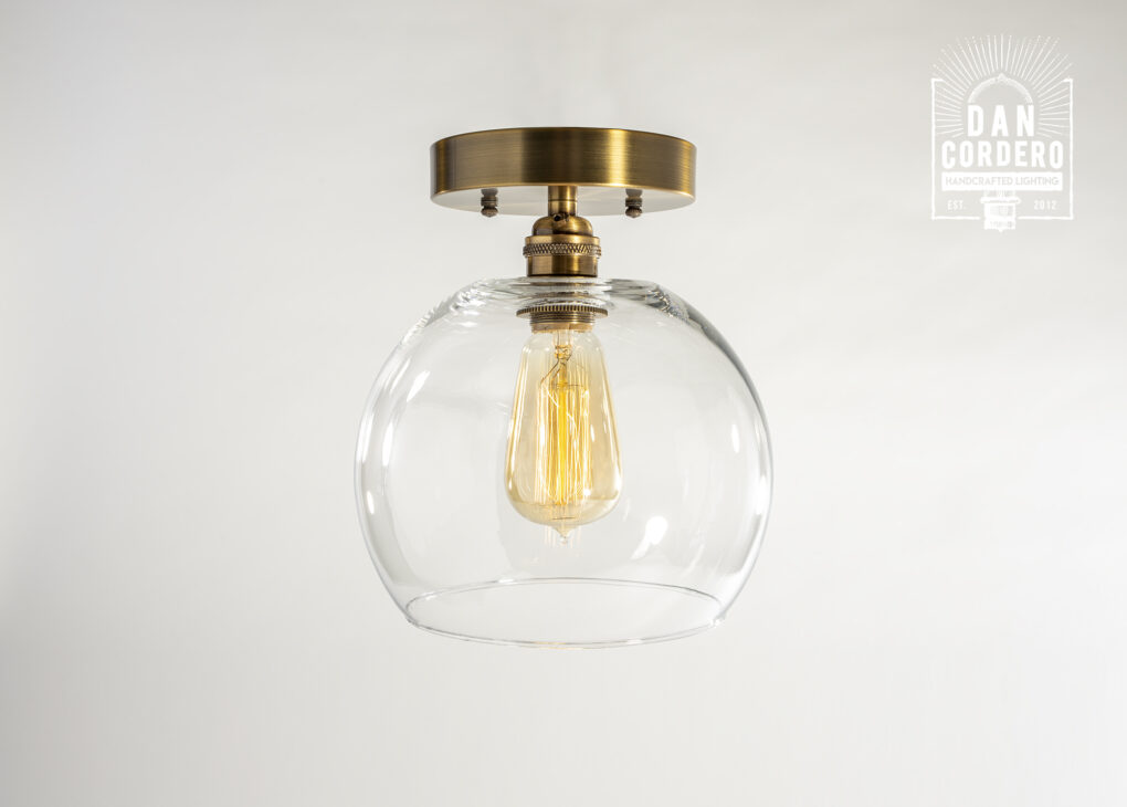 Globe Flush Mount Light
