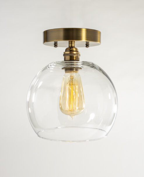 Globe Flush Mount Light