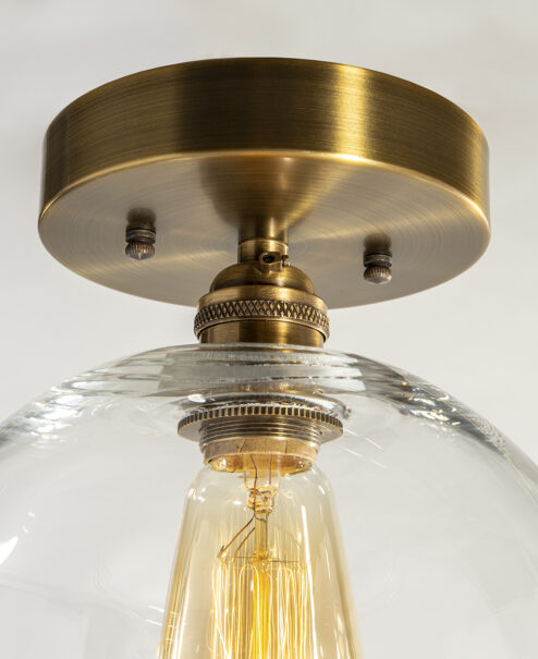 Globe Flush Mount Light