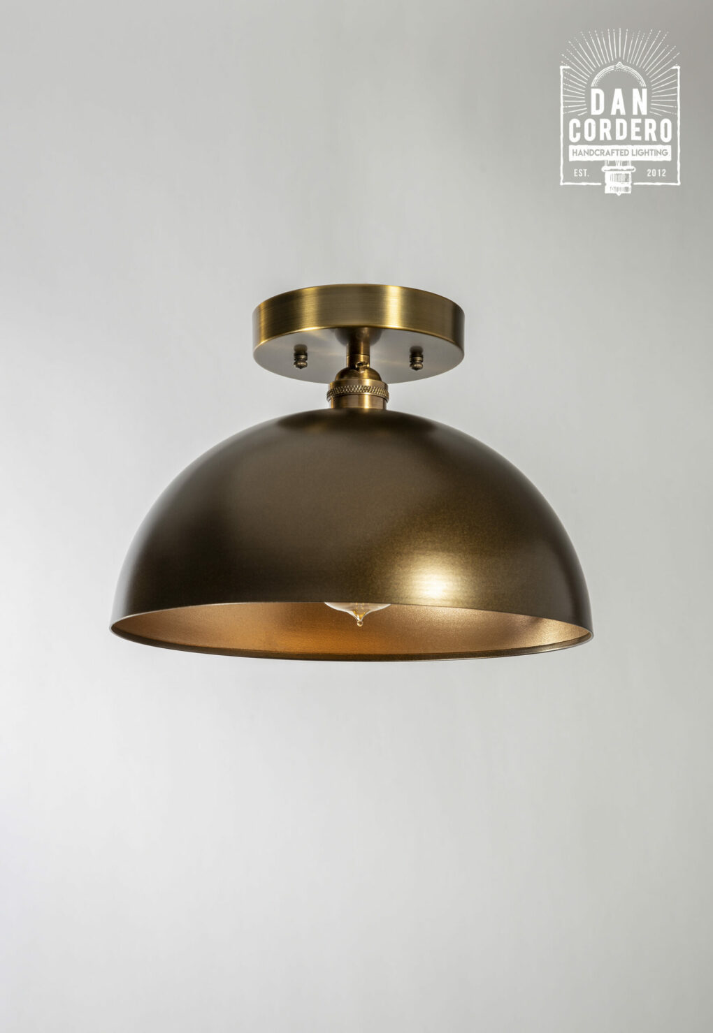 Dome Flush Mount Light Fixture