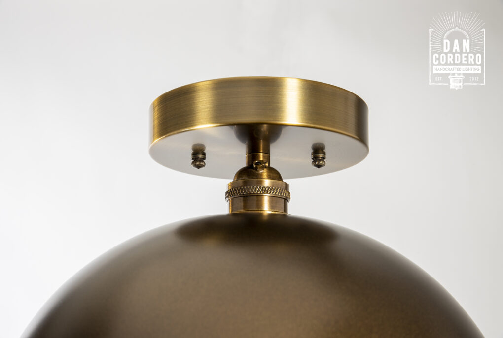 Dome Flush Mount Light Fixture