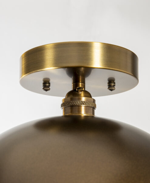Dome Flush Mount Light Fixture