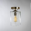 Semi-Flush Mount Light Fixture