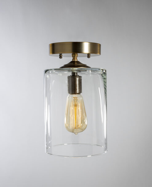 Semi-Flush Mount Light Fixture