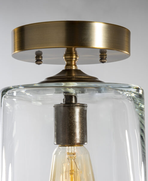 Semi-Flush Mount Light Fixture