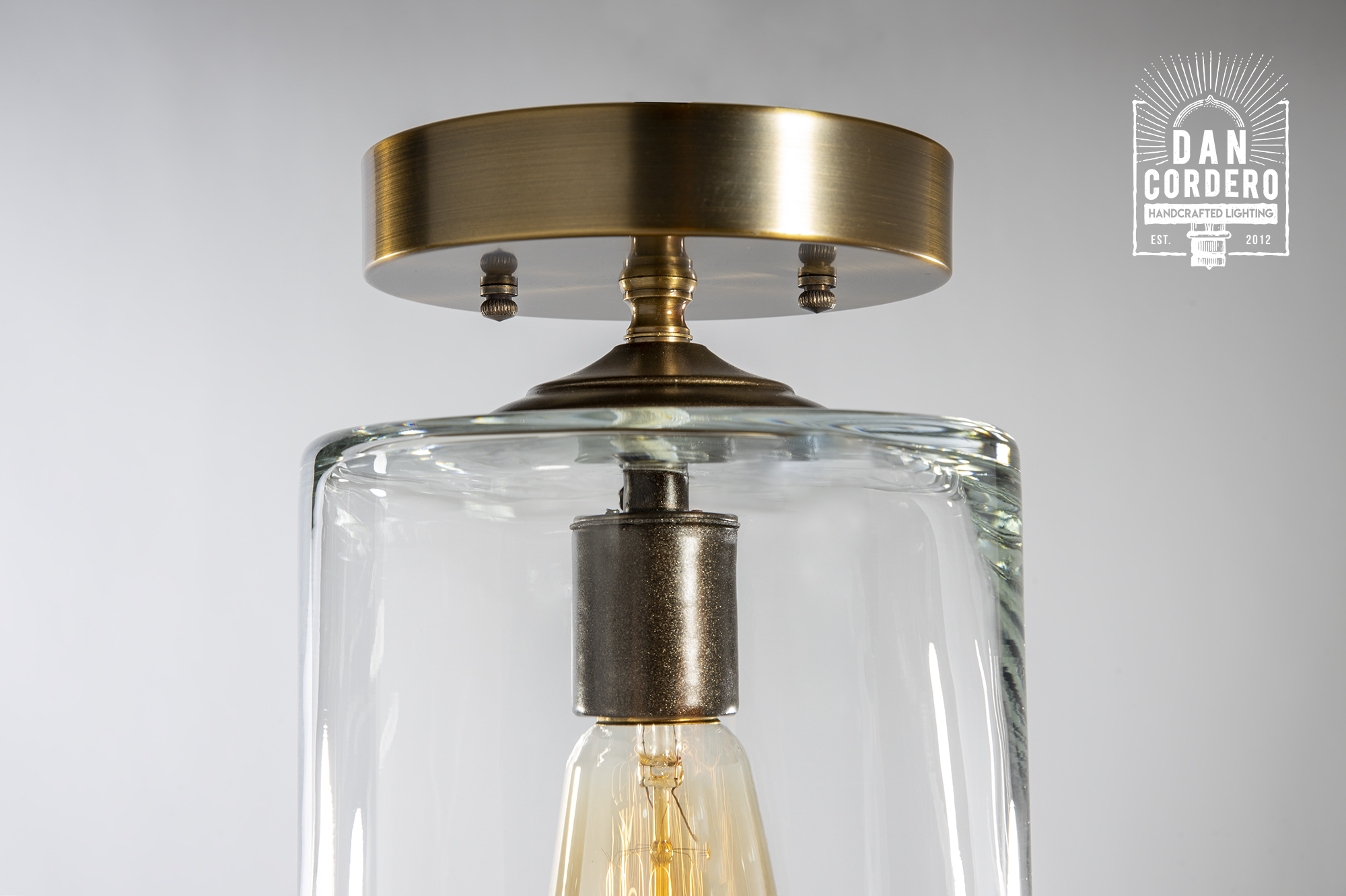 Cylinder flush mount light deals