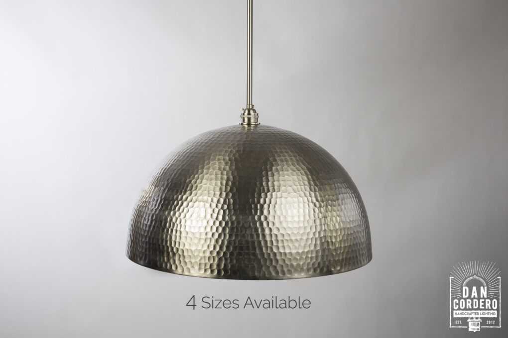 Hammered Pendant Light Fixture