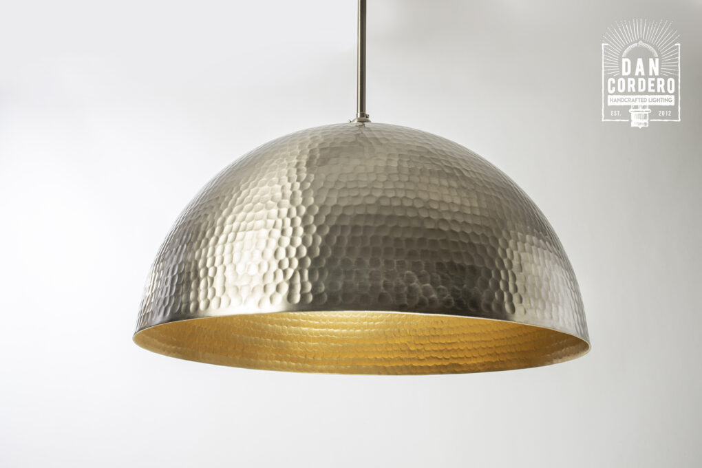 Hammered Dome Light Fixture