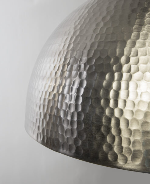 Hammered Metal Light Fixture