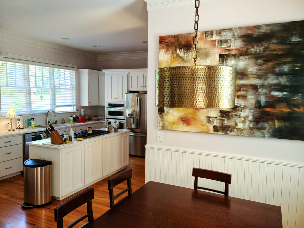 Hammered Drum Pendant Light Fixture