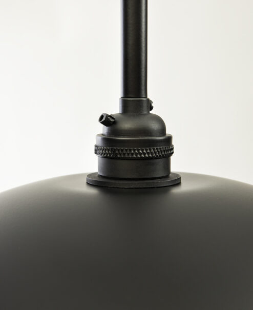 Flat Black Pendant Socket