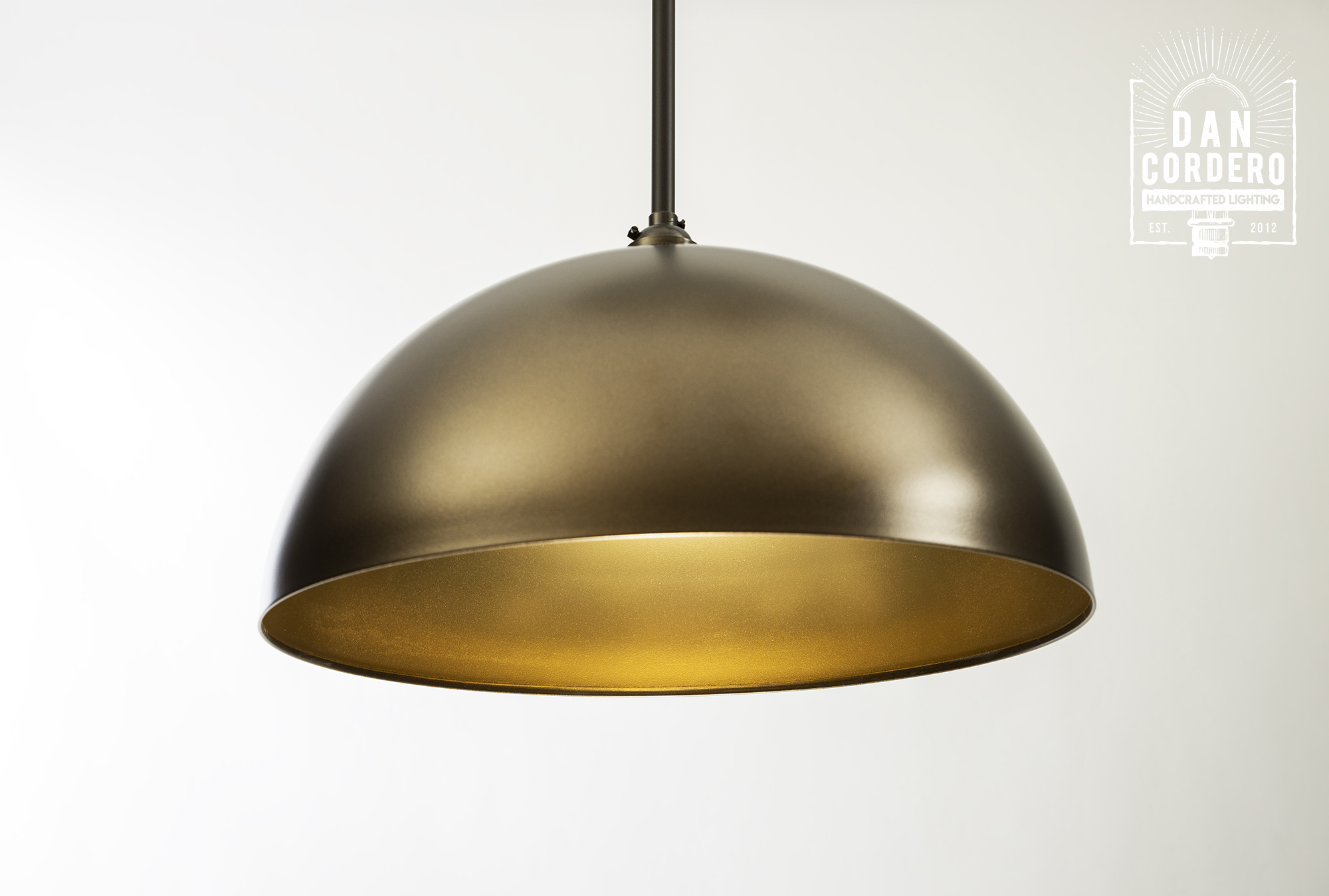 Ambitiøs Frank Worthley God følelse Smooth Oil Rubbed Bronze Dome Pendant Light Fixture - Cordero Handcrafted  Lighting