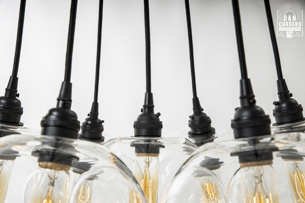 Matte Black Light Socket