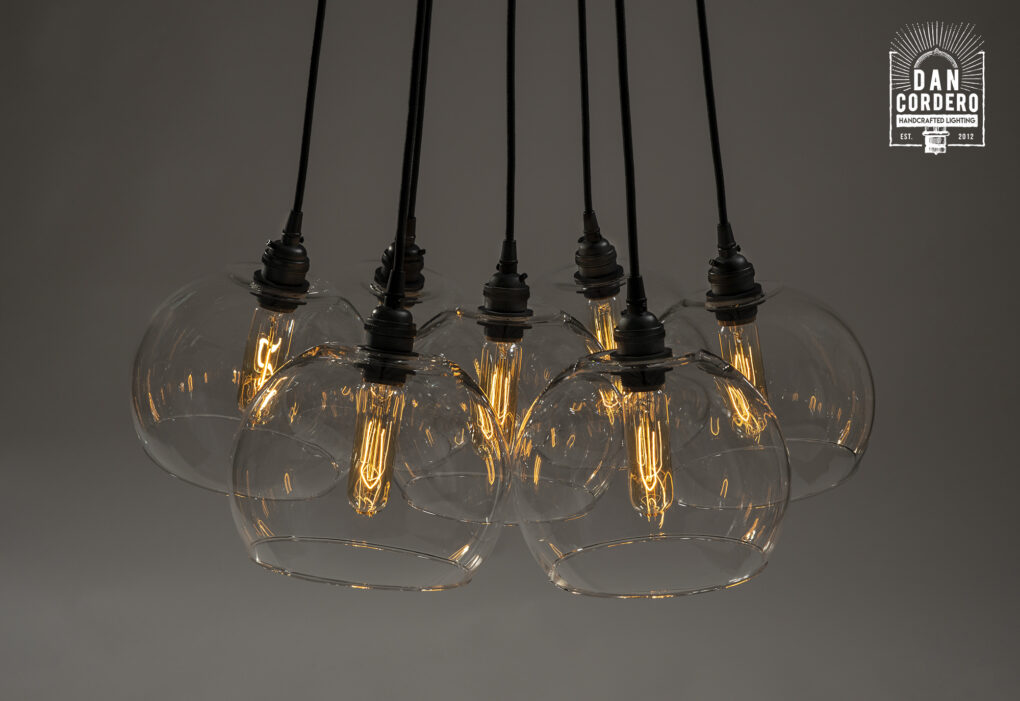 Glass Globe Light Closeup