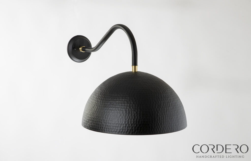 Oversized Hammered Wall Sconce