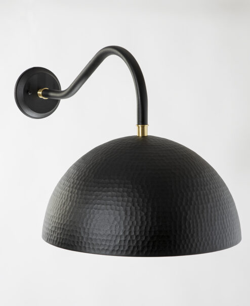 Oversized Hammered Wall Sconce