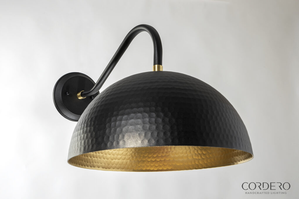 Hammered Dome Sconce