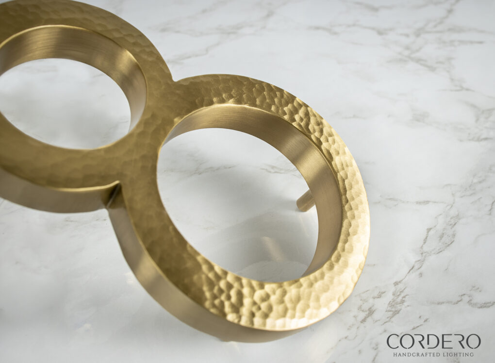 Hammered House Numbers