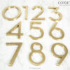 Hammered House Numbers