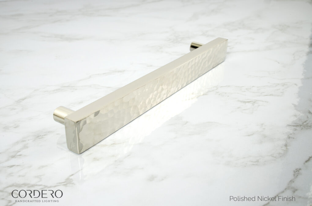 Polished Nickel Hammered Pull
