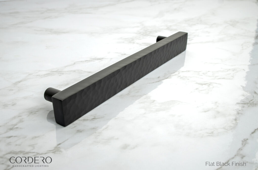 Flat Black Hammered Pull