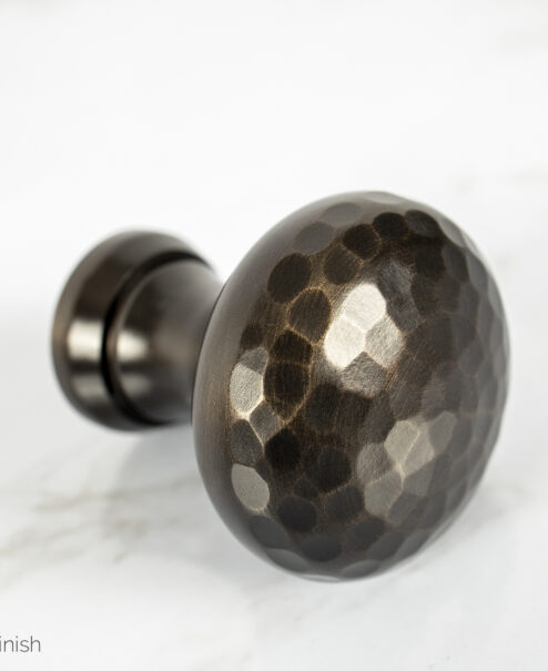 Oil Rubbed Bronze Hammered Knob