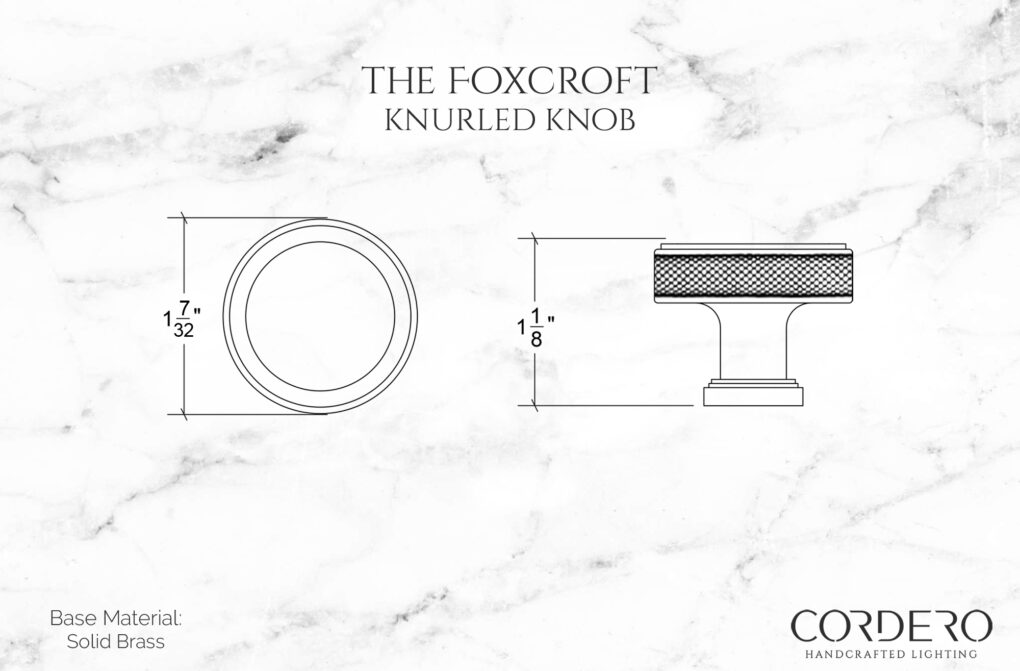The Foxcroft Knurled Knob