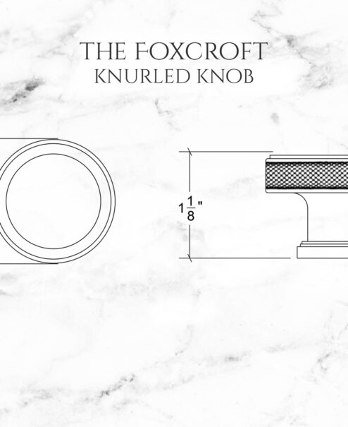 The Foxcroft Knurled Knob