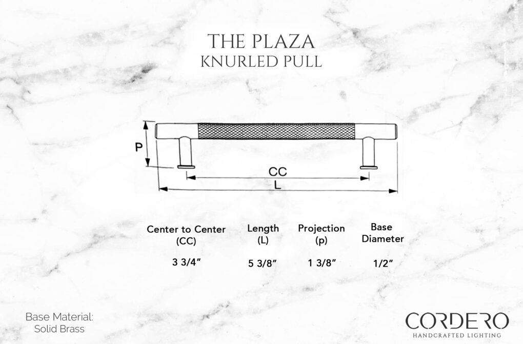 The Plaza Knurled Pull
