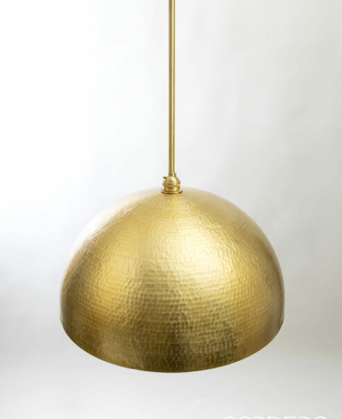 Brass Hammered Dome