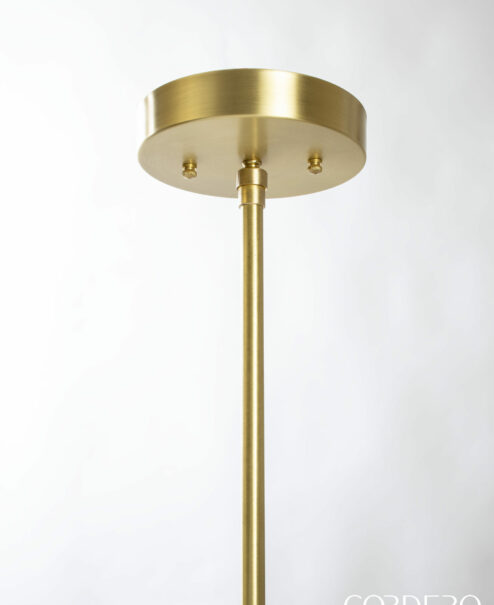 Brass Hammered Dome