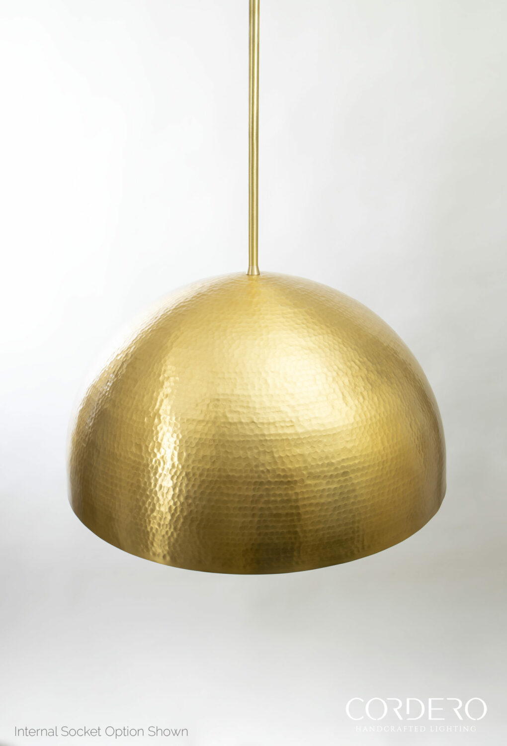 Hammered Dome Pendant Light
